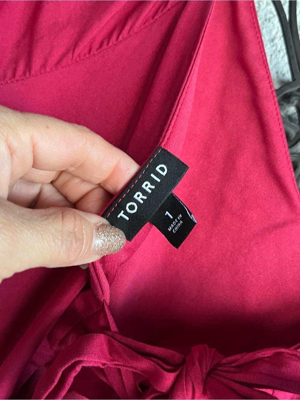 torrid poplin sheer waist Tie-Back Midi Dress - Picture 9 of 11